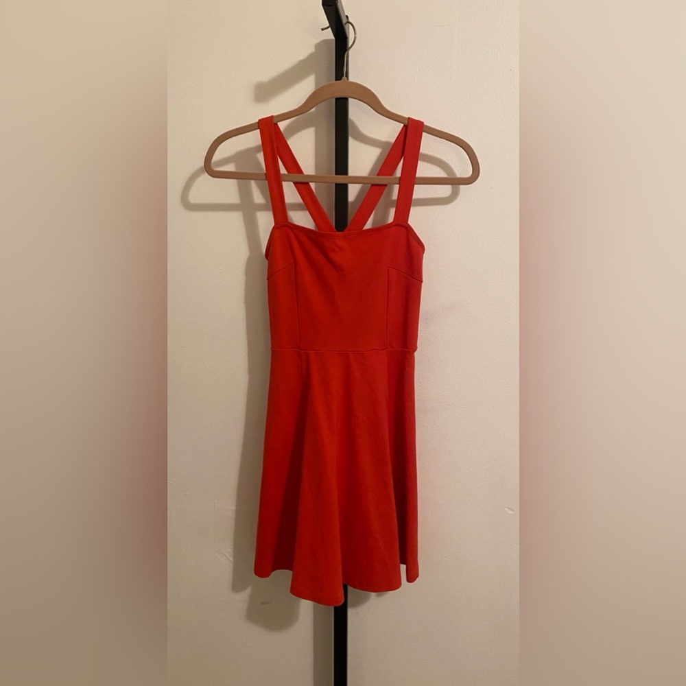 H&M Divided Women’s Sleeveless Skater Fit & Flare Red Dress Size XS